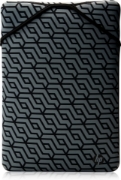 Picture of HP Reversible Protective 14.1-inch Geo Laptop Sleeve 14.1" Sleeve case Black, Gray
