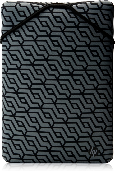 Picture of HP Reversible Protective 14.1-inch Geo Laptop Sleeve 14.1" Sleeve case Black, Gray