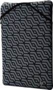 Picture of HP Reversible Protective 14.1-inch Geo Laptop Sleeve 14.1" Sleeve case Black, Gray