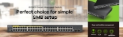 Picture of Zyxel GS1900-48-EU0102F network switch L2 Gigabit Ethernet (10/100/1000) Black
