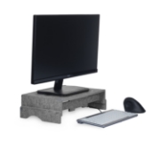 Picture of BakkerElkhuizen Q-riser 110 Circular 76.2 cm (30") Desk Grey