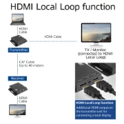 Picture of ACT 4K HDMI 1.4 extender set over CAT6 UTP with IR support, 40 meters