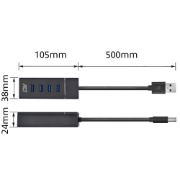 Picture of ACT USB hub 3.0 4 port USB-A