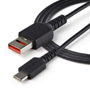 Picture of StarTech.com 3ft (1m) Secure Charging Cable – USB-A to USB-C Data Blocker Charge-Only Cable – No-Data Power-Only Charger Cable for Phone/Tablet – Data Blocking USB Protector Adapter Cable