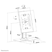 Picture of Neomounts DS15-650WH1 Tablet stand desk 9.7-11" - lockable