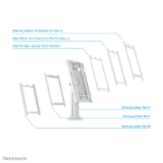 Picture of Neomounts DS15-640WH1 Tablet stand desk 9.7-11" - lockable