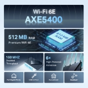 Picture of TP-Link Archer AXE5400 Tri-Band Gigabit Wi-Fi 6E Router