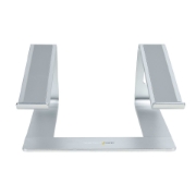 Picture of StarTech.com Laptop Stand for Desk, Supports 5kg/11lb, Aluminum, Silver, Ergonomic Laptop Riser, Portable Laptop Holder, Computer Stand for Macbook Air/Pro, Dell XPS, Lenovo