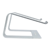 Picture of StarTech.com Laptop Stand for Desk, Supports 5kg/11lb, Aluminum, Silver, Ergonomic Laptop Riser, Portable Laptop Holder, Computer Stand for Macbook Air/Pro, Dell XPS, Lenovo