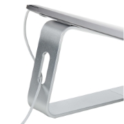 Picture of StarTech.com Laptop Stand for Desk, Supports 5kg/11lb, Aluminum, Silver, Ergonomic Laptop Riser, Portable Laptop Holder, Computer Stand for Macbook Air/Pro, Dell XPS, Lenovo
