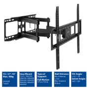 Picture of ACT Full motion TV Wall Mount, 37" up to 70", VESA