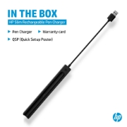 Picture of HP Slim Rechargeable Pen Charger Stylus pen Black USB Indoor