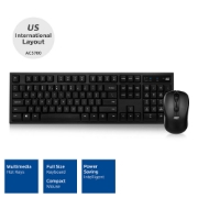 Picture of ACT Wireless keyboard and mouse bundle (US Layout)