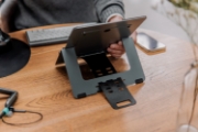 Picture of BakkerElkhuizen FlexTop 170 Laptop stand Black, Dark Grey 40.6 cm (16")