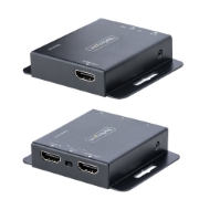 Picture of StarTech.com 4K HDMI Extender over CAT6/CAT5 Ethernet Cable, 4K 30Hz or 1080p 60Hz Video Extender, HDMI over Ethernet Cable, HDMI Transmitter and Receiver Kit, IR Remote Control