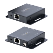 Picture of StarTech.com 4K HDMI Extender over CAT6/CAT5 Ethernet Cable, 4K 30Hz or 1080p 60Hz Video Extender, HDMI over Ethernet Cable, HDMI Transmitter and Receiver Kit, IR Remote Control