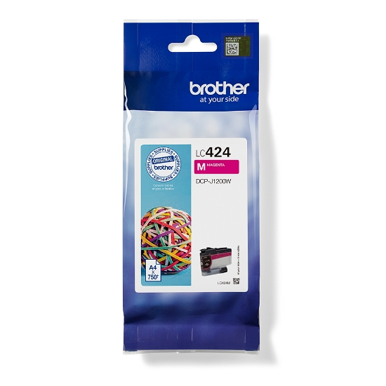 Picture of Brother LC424M ink cartridge 1 pc(s) Original Magenta