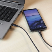 Picture of ACT USB 2.0 charging/data cable C male - C male 1 meter, nylon