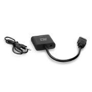 Picture of ACT 0.15 meters, HDMI-A male to VGA female adapter, with audio