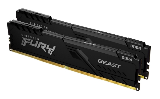 Picture of Kingston Technology FURY Beast 16GB 3600MT/s DDR4 CL17 DIMM (Kit of 2) Black