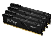 Picture of Kingston Technology FURY Beast 64GB 3600MT/s DDR4 CL18 DIMM (Kit of 4) Black