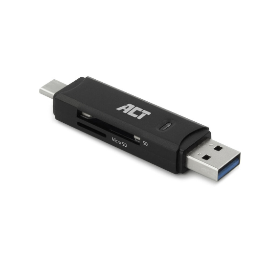 Picture of ACT USB-C/USB-A 3.0 card reader