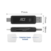 Picture of ACT USB-C/USB-A 3.0 card reader