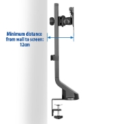 Picture of ACT Monitor arm 32" office, 1 monitor, quick height adjustment