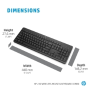 Picture of HP 230 Wireless Mouse and Keyboard Combo