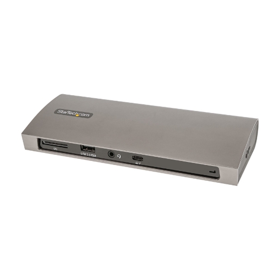Picture of StarTech.com Thunderbolt 4 Dock, 96W Power Delivery, Single 8K/Dual Monitor 4K 60Hz, 3xTB4/USB4 ports, 4xUSB-A, SD, GbE, Thunderbolt 4 Docking Station for Windows or TB3 MacBook, 0.8m Cable