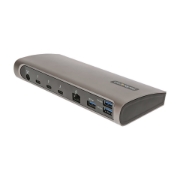 Picture of StarTech.com Thunderbolt 4 Dock, 96W Power Delivery, Single 8K/Dual Monitor 4K 60Hz, 3xTB4/USB4 ports, 4xUSB-A, SD, GbE, Thunderbolt 4 Docking Station for Windows or TB3 MacBook, 0.8m Cable