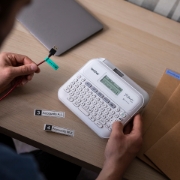 Picture of Brother PT-D410YP1 label printer Thermal transfer 20 mm/sec Wired TZe QWERTY