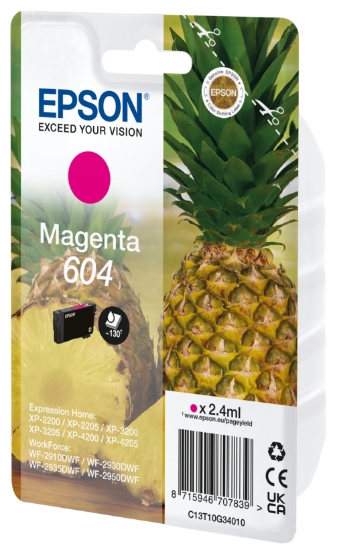 Picture of Epson 604 ink cartridge 1 pc(s) Original Standard Yield Magenta