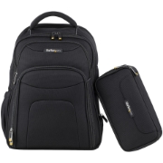 Picture of StarTech.com 15.6" Laptop Backpack with Removable Accessory Organizer Case - Professional IT Tech Backpack for Work/Travel/Commute - Ergonomic Computer Bag - Durable Ballistic Nylon - Notebook/Tablet Pockets