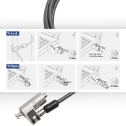 Picture of ACT Nano Laptop Lock with keys