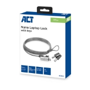 Picture of ACT Nano Laptop Lock with keys