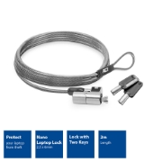 Picture of ACT Nano Laptop Lock with keys