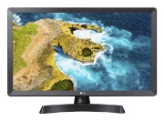 Picture of LG HD 24TQ510S-PZ TV 59.9 cm (23.6") Smart TV Wi-Fi Black, Grey 250 cd/m²