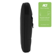 Picture of ACT City laptop sleeve for laptops up to 14.2”, made from recycled plastic bottles