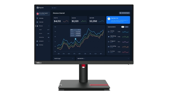 Picture of Lenovo ThinkVision T22i-30 LED display 54.6 cm (21.5") 1920 x 1080 pixels Full HD Black