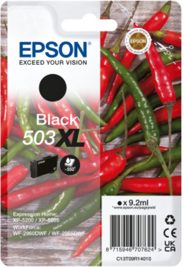 Picture of Epson 503XL ink cartridge 1 pc(s) Original High (XL) Yield Black