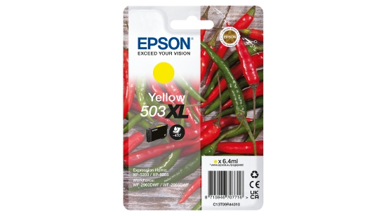 Picture of Epson 503XL ink cartridge 1 pc(s) Original High (XL) Yield Yellow