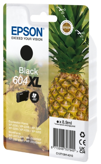 Picture of Epson 604XL ink cartridge 1 pc(s) Original High (XL) Yield Black