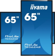Picture of iiyama T6562AS-B1 Signage Display Interactive flat panel 163.8 cm (64.5") IPS 500 cd/m² 4K Ultra HD Black Touchscreen Built-in processor Android 8.0 24/7