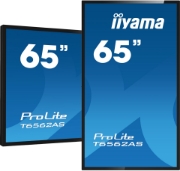 Picture of iiyama T6562AS-B1 Signage Display Interactive flat panel 163.8 cm (64.5") IPS 500 cd/m² 4K Ultra HD Black Touchscreen Built-in processor Android 8.0 24/7