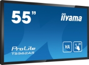 Picture of iiyama T5562AS-B1 Signage Display Interactive flat panel 138.7 cm (54.6") VA 500 cd/m² 4K Ultra HD Black Touchscreen Built-in processor Android 8.0 24/7
