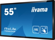 Picture of iiyama T5562AS-B1 Signage Display Interactive flat panel 138.7 cm (54.6") VA 500 cd/m² 4K Ultra HD Black Touchscreen Built-in processor Android 8.0 24/7