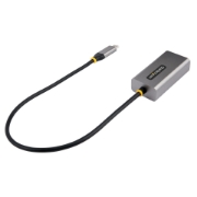 Picture of StarTech.com USB-C to Ethernet Adapter, USB 3.0 to Gigabit Ethernet Network Adapter - 10/100/1000 Mbps, USB-C to RJ45 Ethernet Adapter (GbE), 12in Attached Cable, Driverless Install