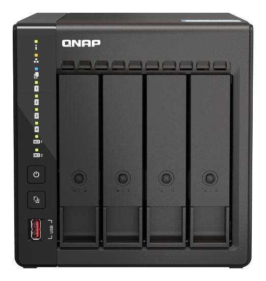Picture of QNAP TS-453E NAS Tower Intel® Celeron® J6412 8 GB 0 TB QNAP QTS Black