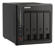 Picture of QNAP TS-453E NAS Tower Intel® Celeron® J6412 8 GB 0 TB QNAP QTS Black